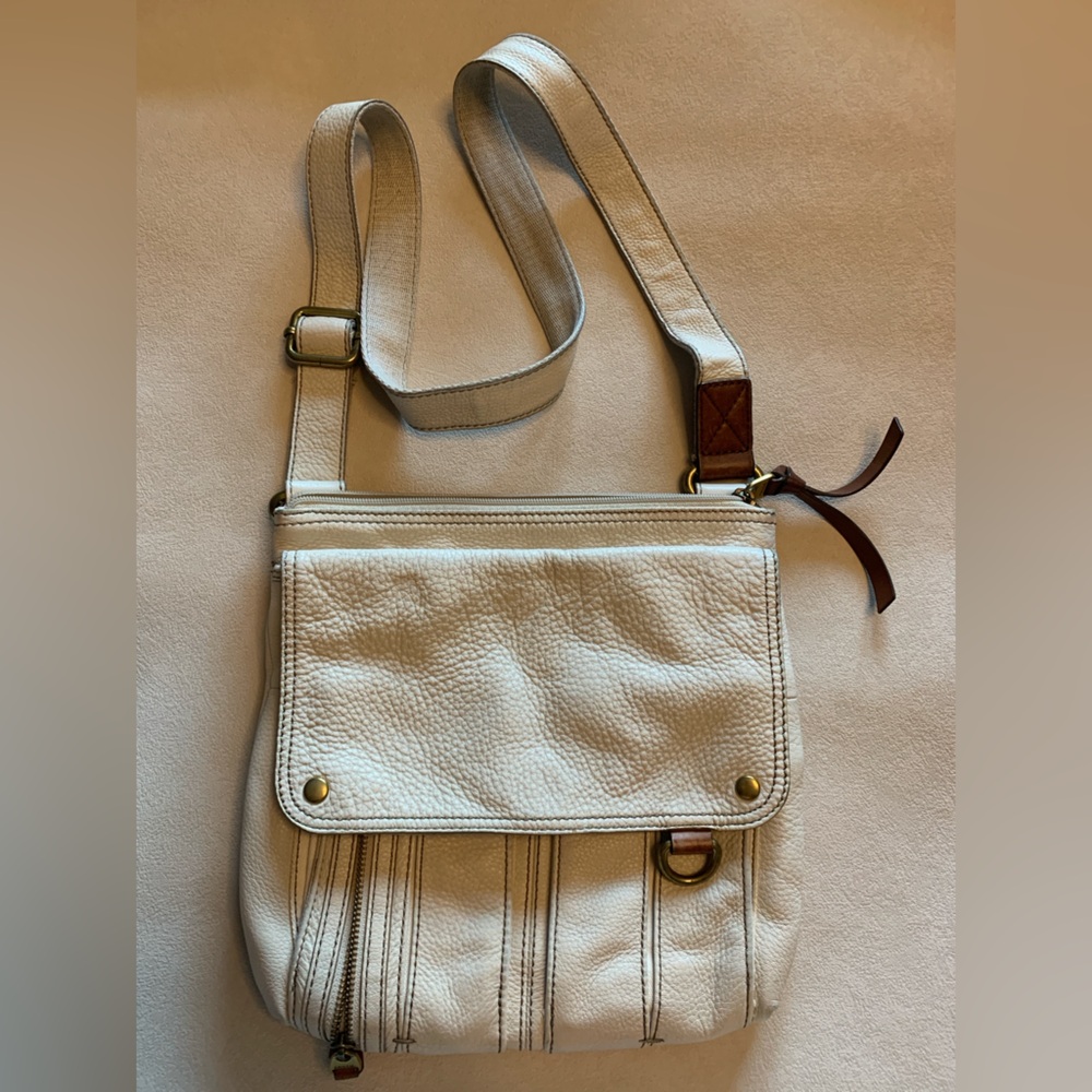 Off-white Fossil cross body bag